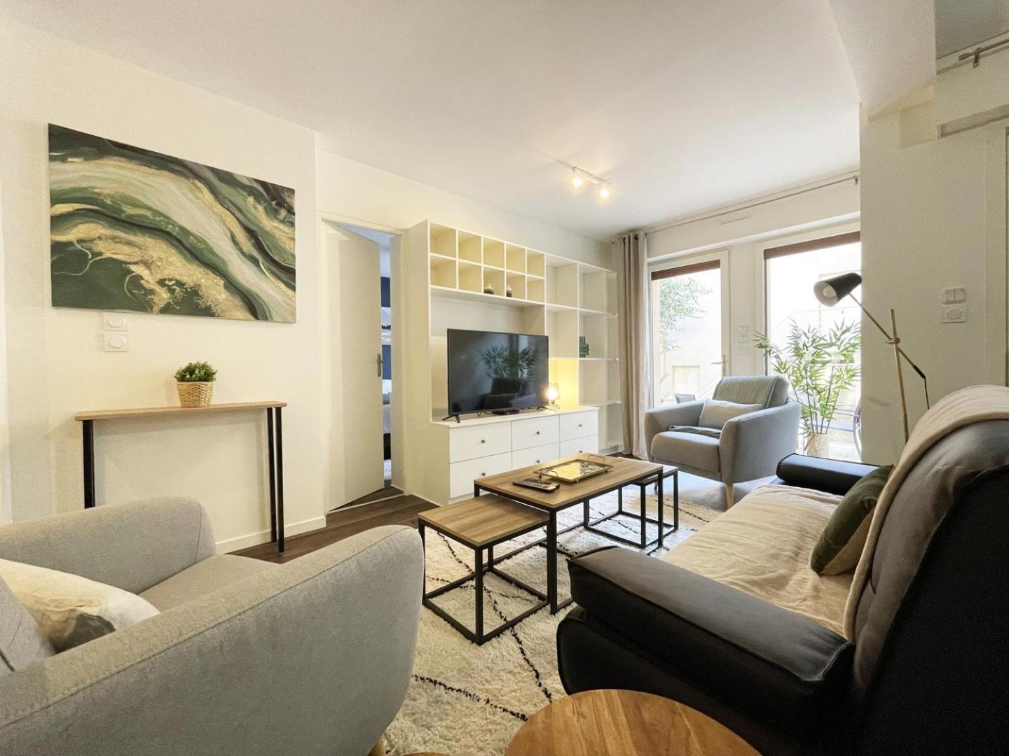 Le Patio De La Reine Berthe - Parking Included Apartment Chartres Luaran gambar